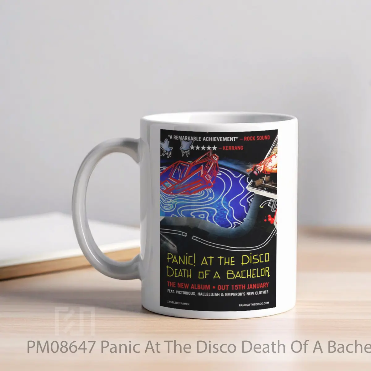 Mug Panic At The Disco Death Of A Bachelor MPM08647 - All-side / Desain