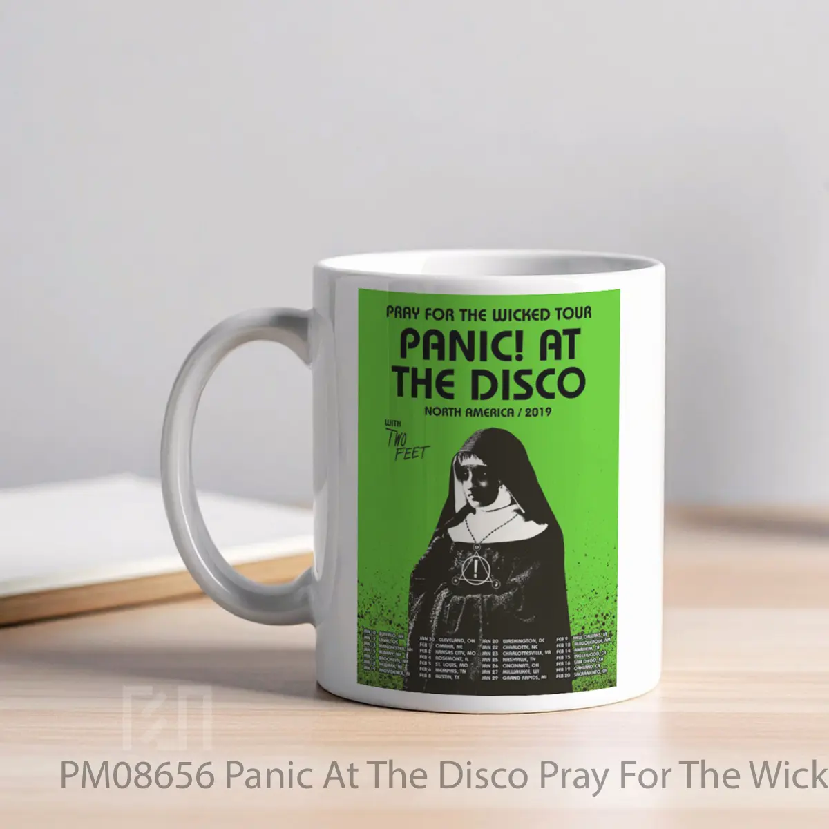 Mug Panic At The Disco Pray For The Wicked North America Tour 2019 MPM08656 - All-side / Desain