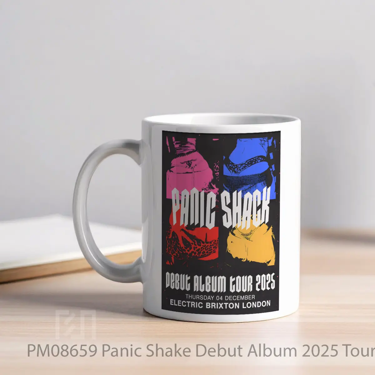 Mug Panic Shake Debut Album 2025 Tour MPM08659 - All-side / Desain