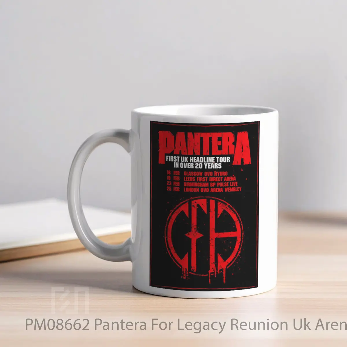 Mug Pantera For Legacy Reunion Uk Arena Tour 2025 1 MPM08662 - All-side / Desain