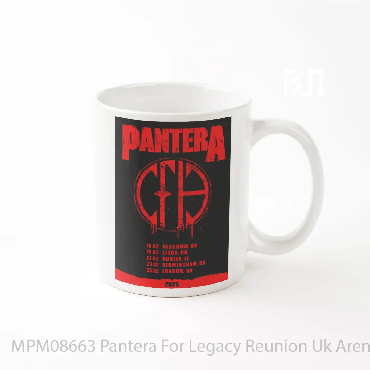 Mug Pantera For Legacy Reunion Uk Arena Tour 2025 MPM08663