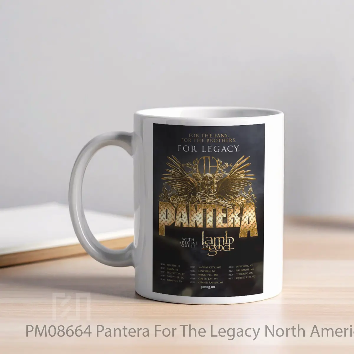 Mug Pantera For The Legacy North American Tour 2024 MPM08664 - All-side / Desain