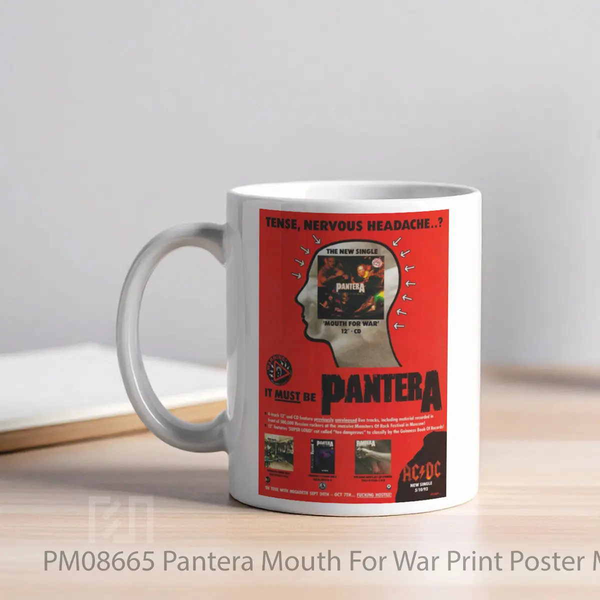 Mug Pantera Mouth For War Print MPM08665 - All-side / Desain