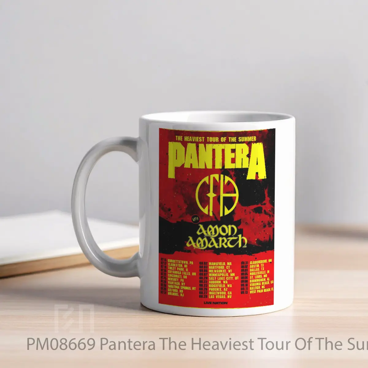 Mug Pantera The Heaviest Tour Of The Summer North Amer MPM08669 - All-side / Desain