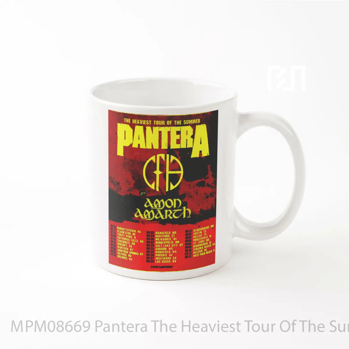 Mug Pantera The Heaviest Tour Of The Summer North Amer MPM08669