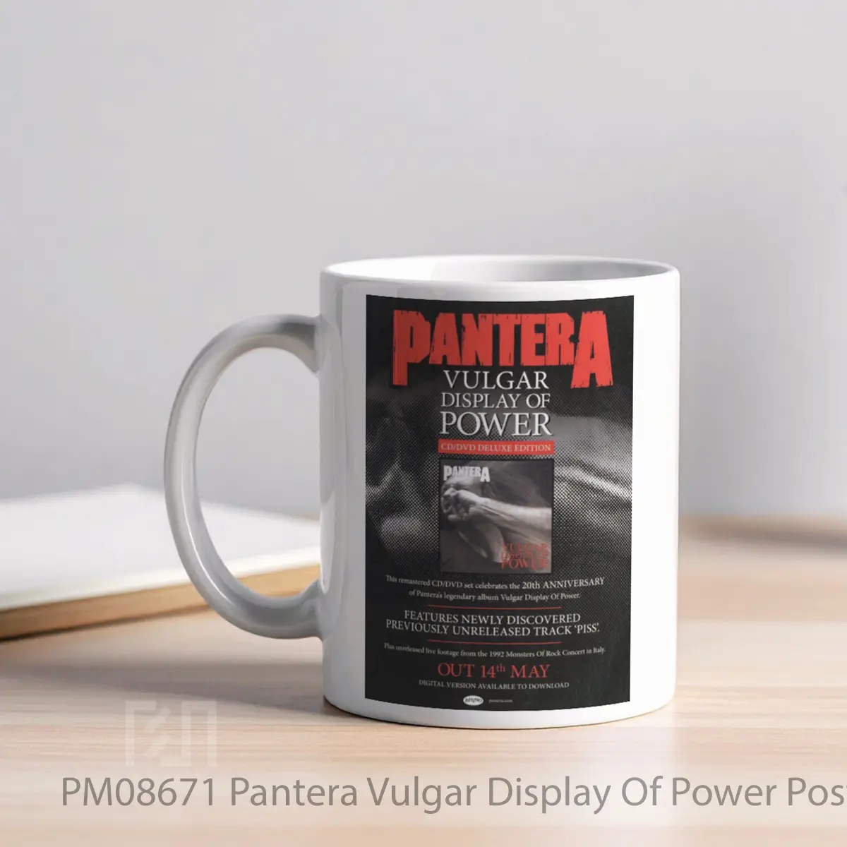 Mug Pantera Vulgar Display Of Power MPM08671 - All-side / Desain
