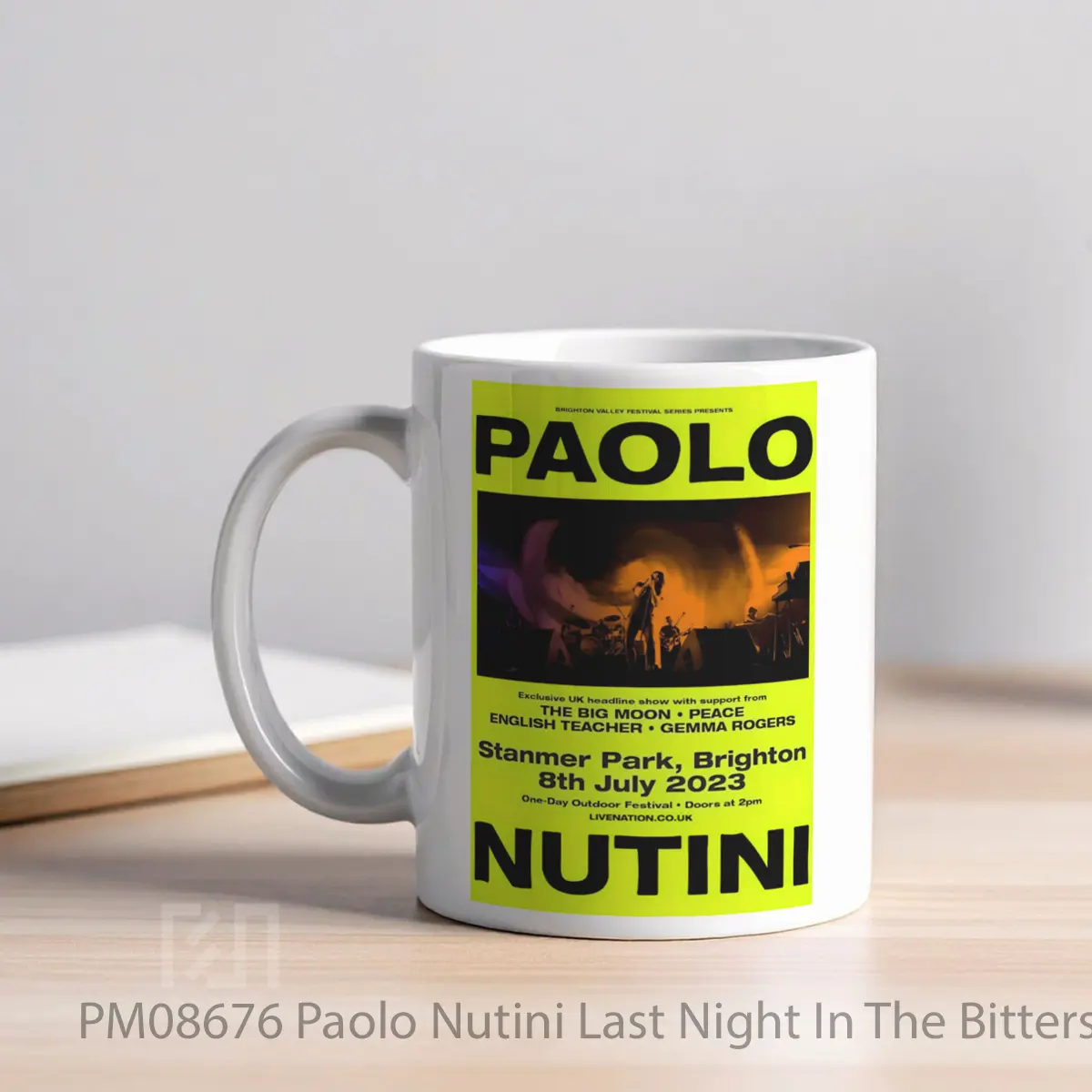 Mug Paolo Nutini Last Night In The Bittersweet 2023 Uk MPM08676 - All-side / Desain