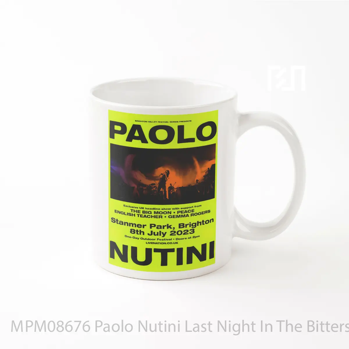 Mug Paolo Nutini Last Night In The Bittersweet 2023 Uk MPM08676