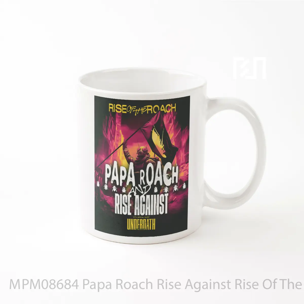 Mug Papa Roach Rise Against Rise Of The Roach Tour 2025 MPM08684