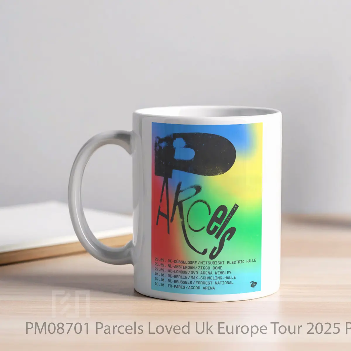 Mug Parcels Loved Uk Europe Tour 2025 MPM08701 - All-side / Desain