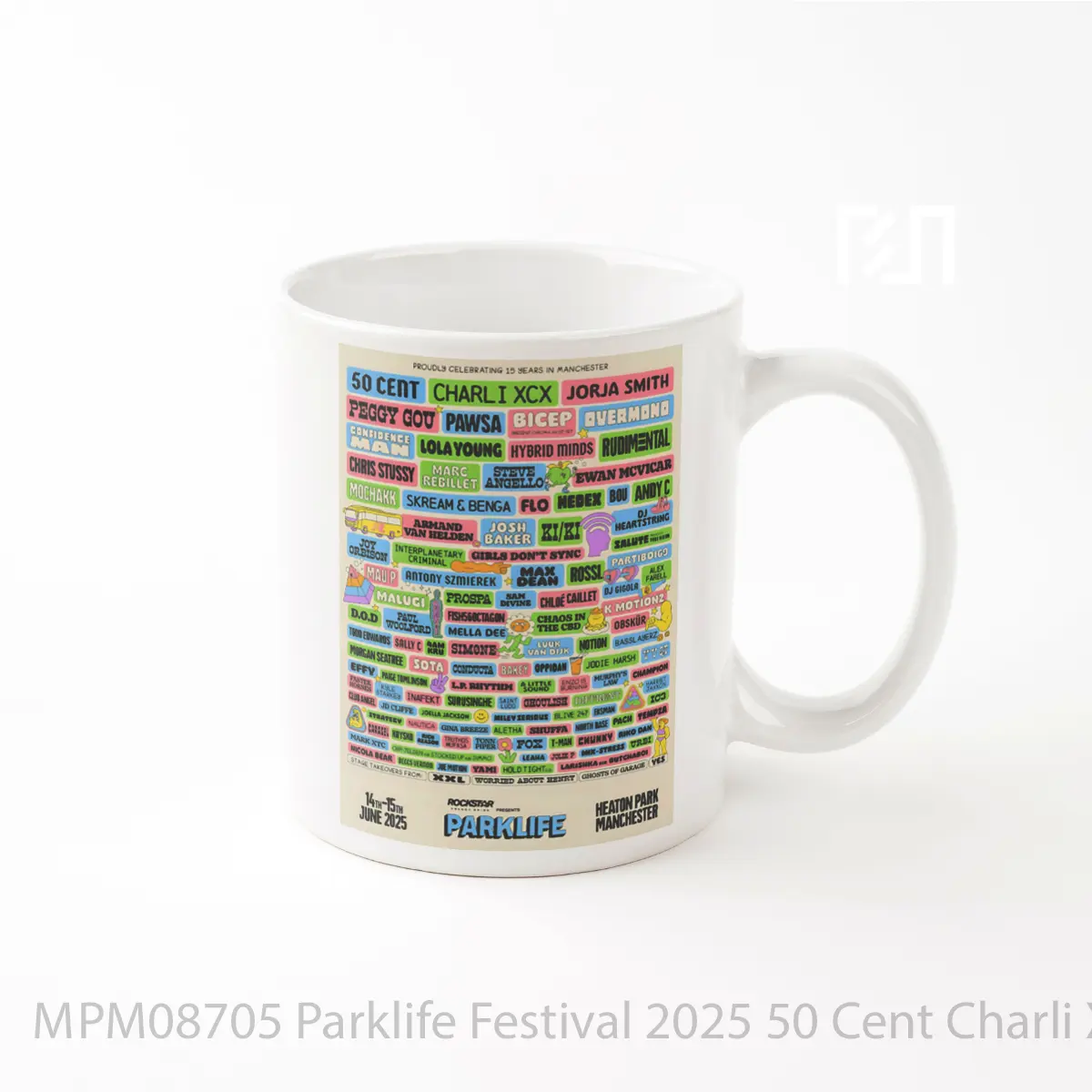 Mug Parklife Festival 2025 50 Cent Charli Xcx Jorja Smith Line Up MPM08705
