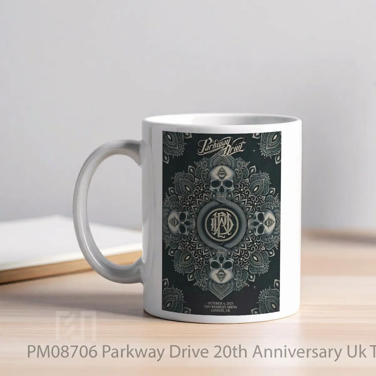 Mug Parkway Drive 20th Anniversary Uk Tour 2025 London MPM08706 - All-side / Desain
