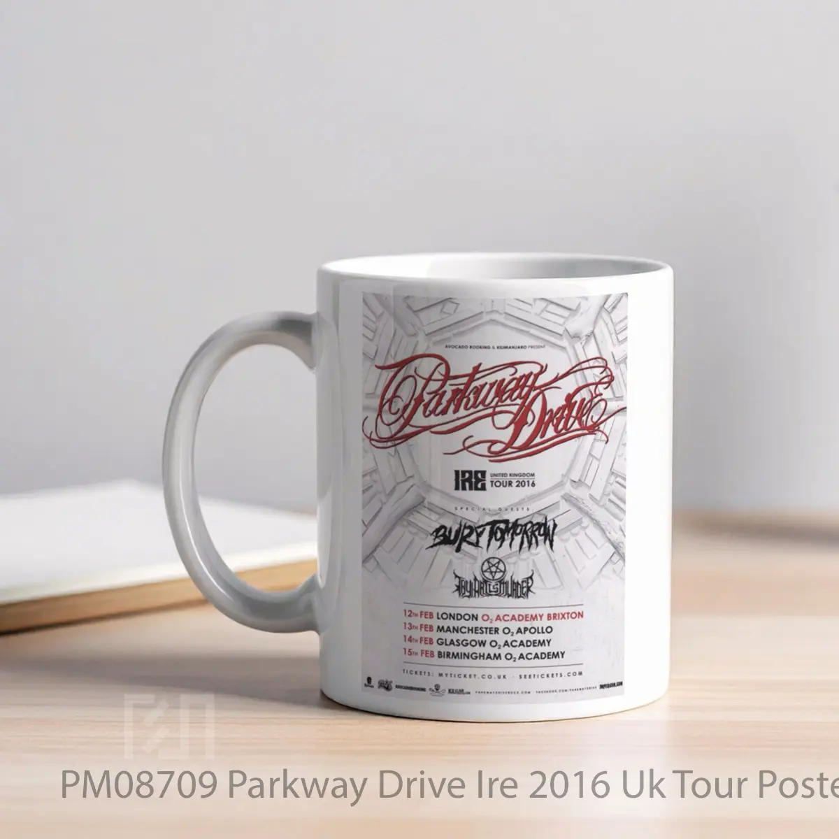 Mug Parkway Drive Ire 2016 Uk Tour MPM08709 - All-side / Desain