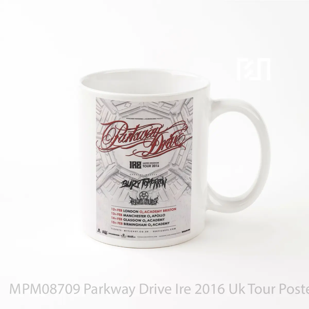 Mug Parkway Drive Ire 2016 Uk Tour MPM08709