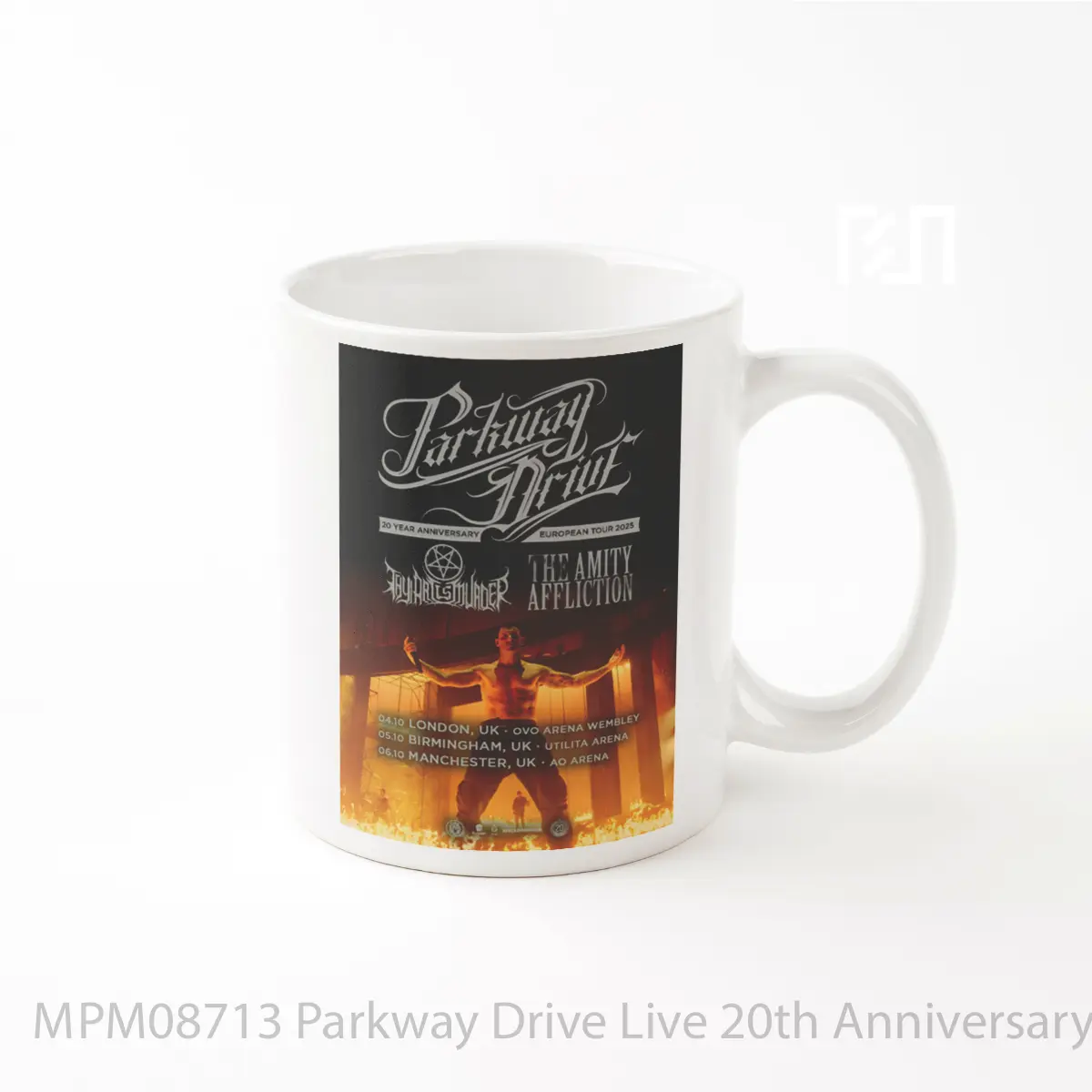 Mug Parkway Drive Live 20th Anniversary Uk Arena Tour MPM08713