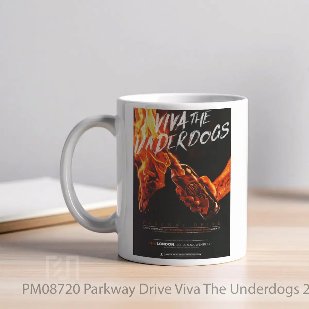Mug Parkway Drive Viva The Underdogs 2020 Uk Tour London Sse Arena 1 MPM08720 - All-side / Desain