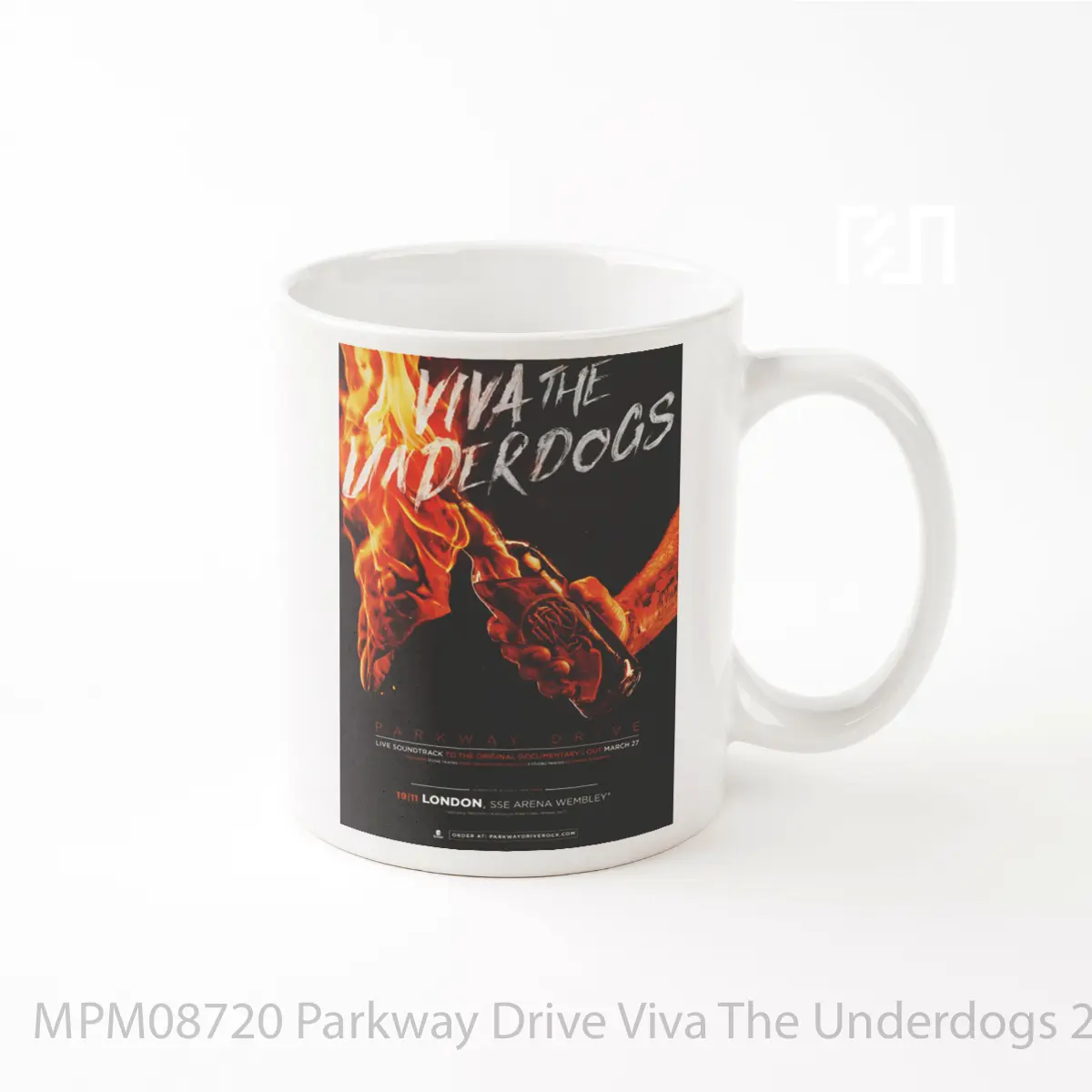 Mug Parkway Drive Viva The Underdogs 2020 Uk Tour London Sse Arena 1 MPM08720