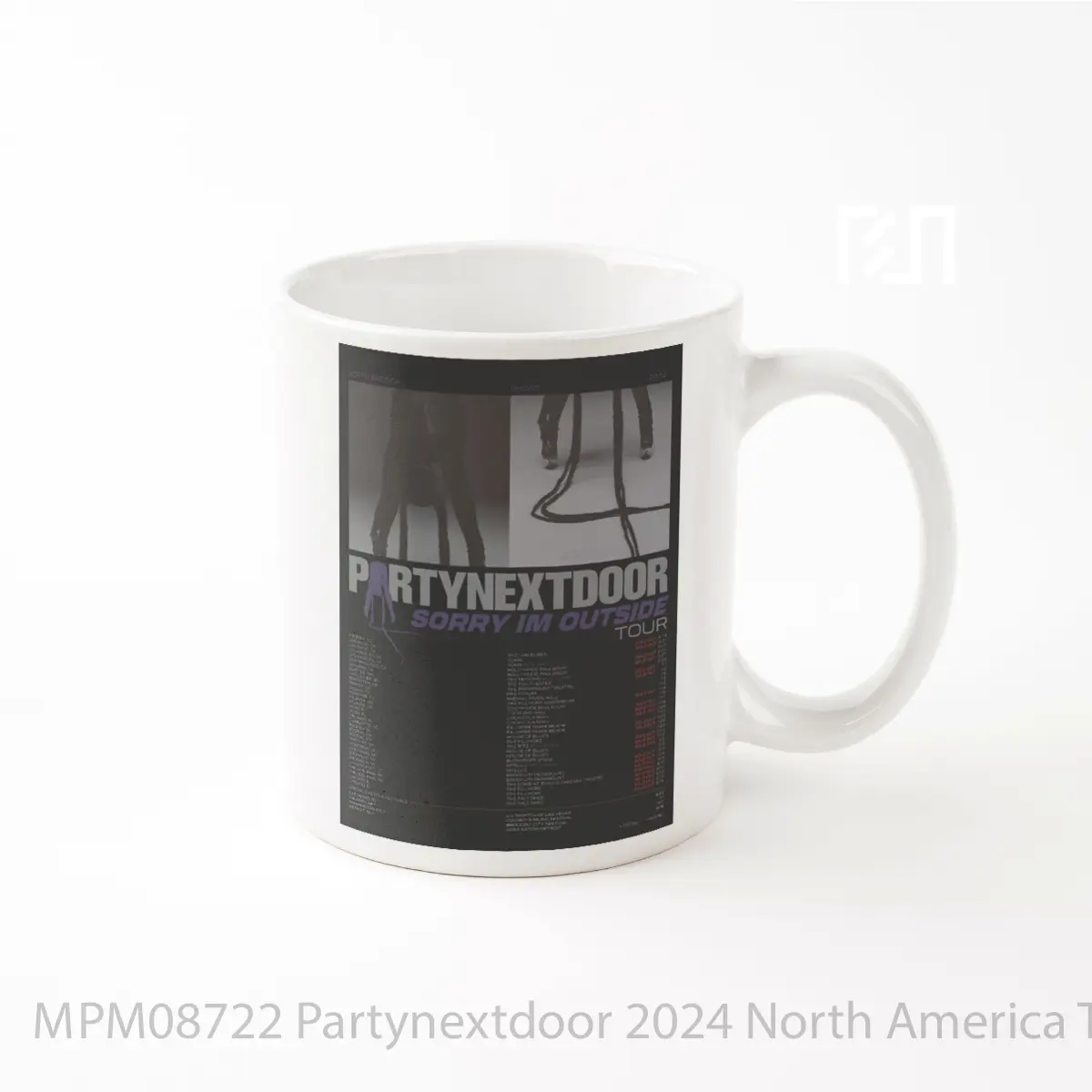 Mug Partynextdoor 2024 North America Tour MPM08722
