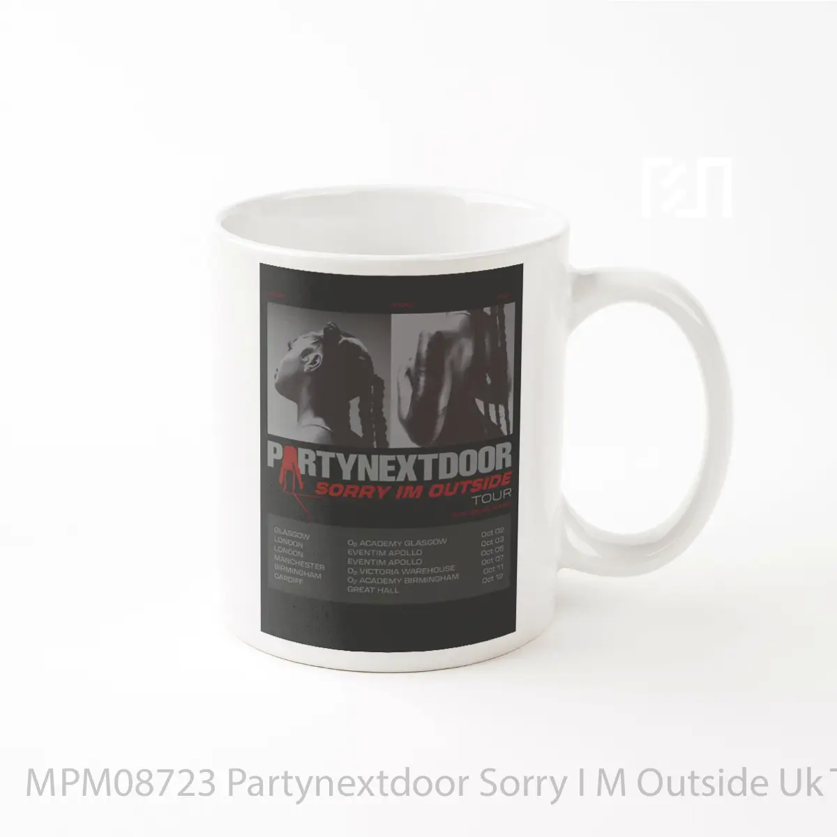 Mug Partynextdoor Sorry I M Outside Uk Tour 2024 Variant MPM08723