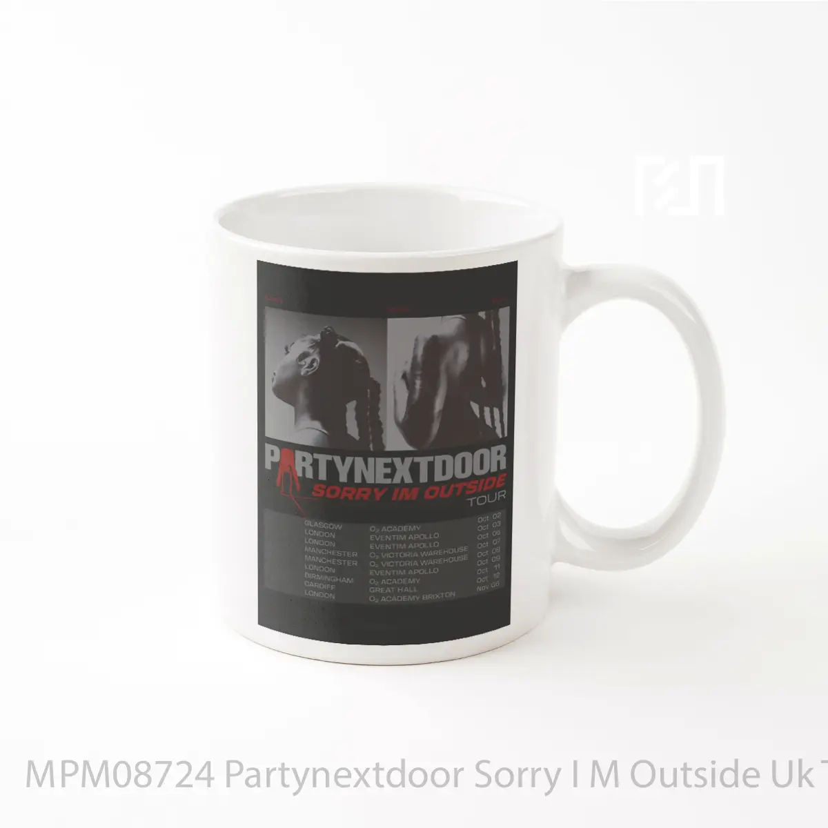 Mug Partynextdoor Sorry I M Outside Uk Tour 2024 MPM08724