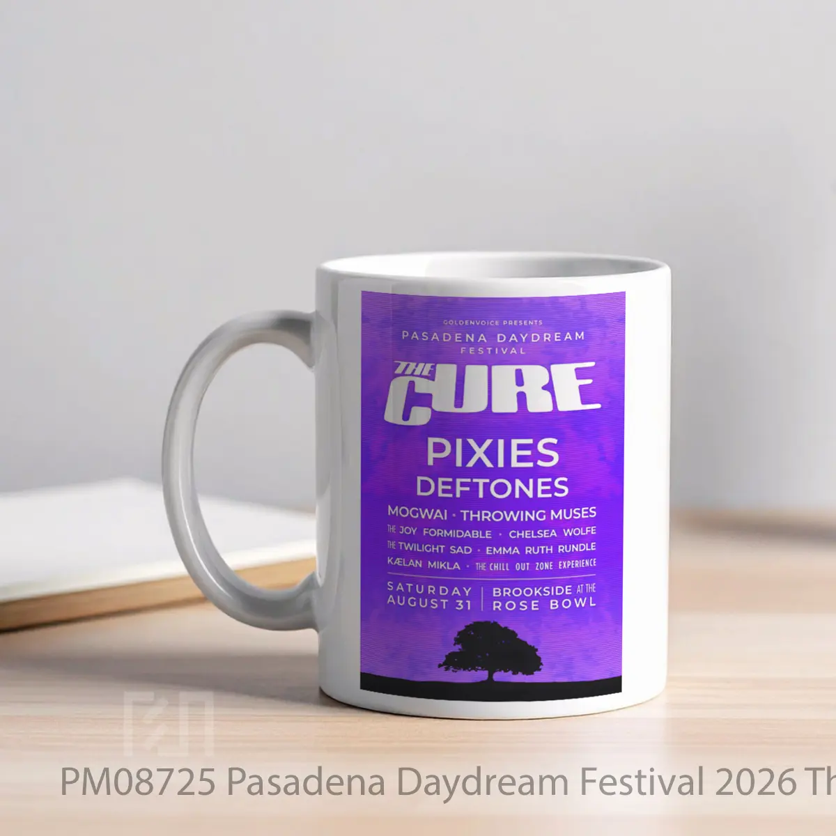 Mug Pasadena Daydream Festival 2026 The Cure MPM08725 - All-side / Desain