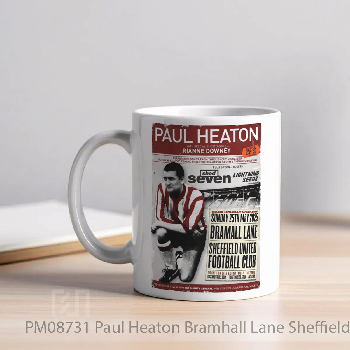 Mug Paul Heaton Bramhall Lane Sheffield Football Stadium MPM08731 - All-side / Desain