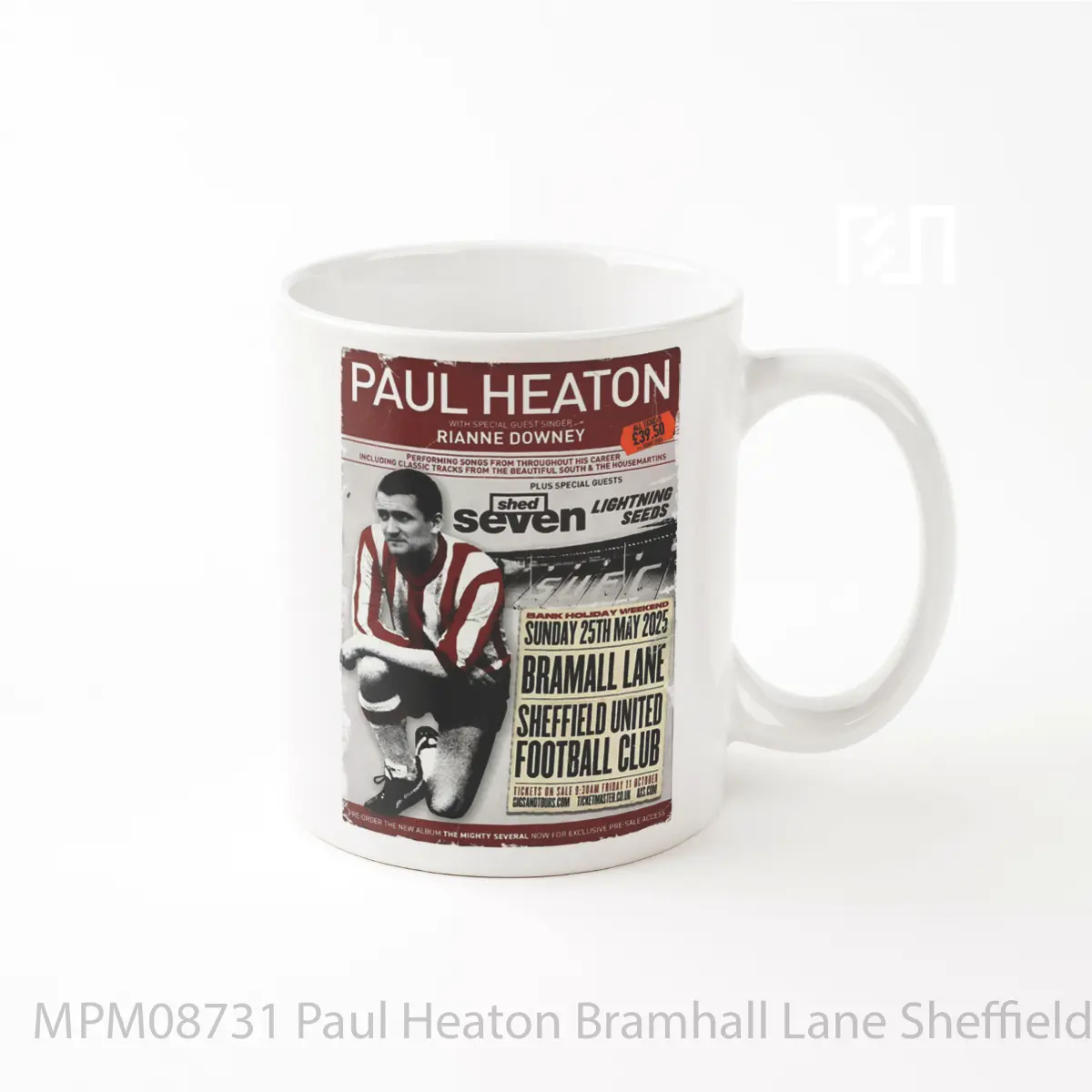Mug Paul Heaton Bramhall Lane Sheffield Football Stadium MPM08731