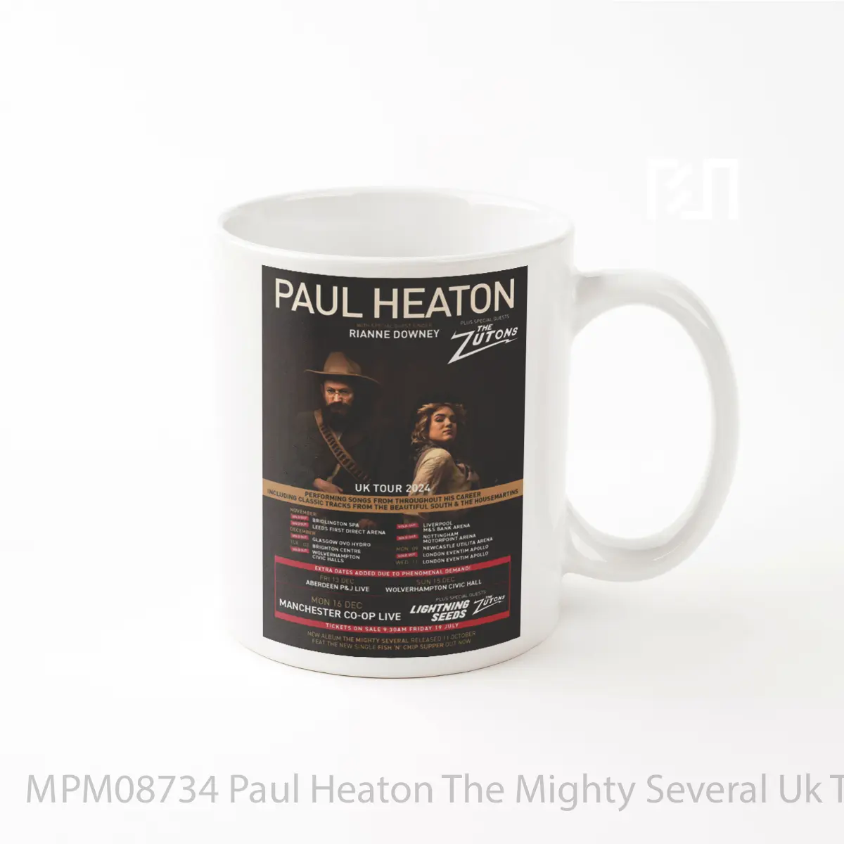 Mug Paul Heaton The Mighty Several Uk Tour 2024 MPM08734