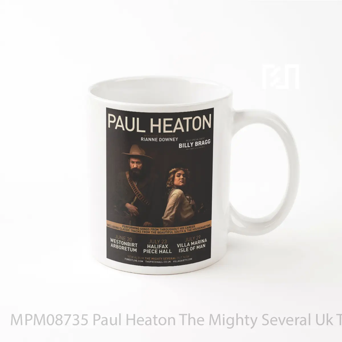 Mug Paul Heaton The Mighty Several Uk Tour 2025 Westonbirt Halifax Villa Marina MPM08735