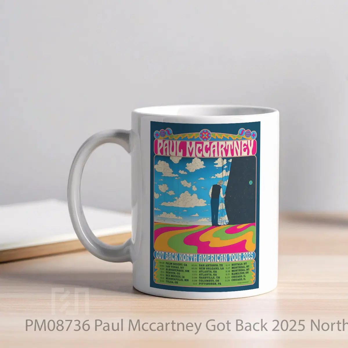 Mug Paul Mccartney Got Back 2025 North American Tour MPM08736 - All-side / Desain