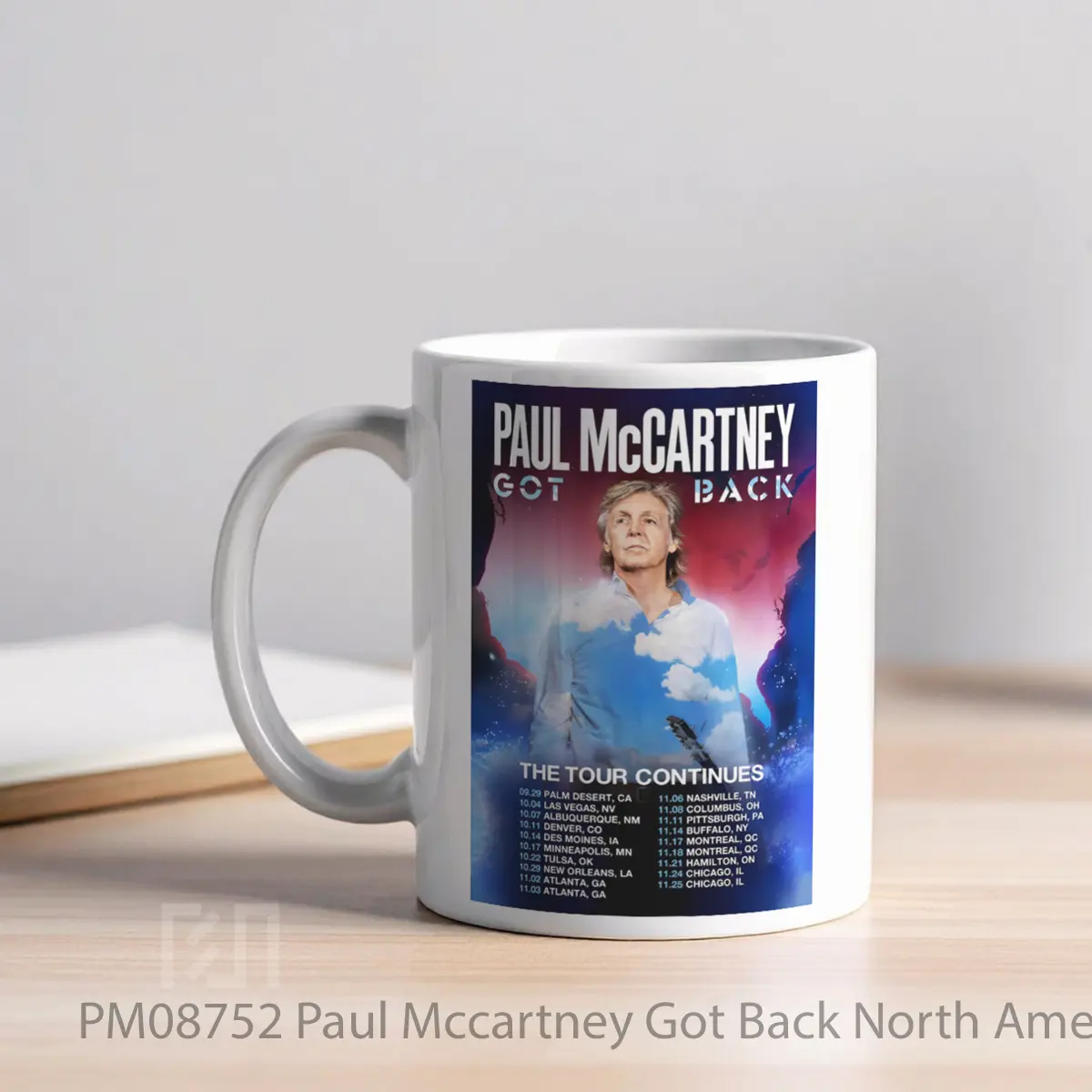 Mug Paul Mccartney Got Back North America Tour 2025 MPM08752 - All-side / Desain