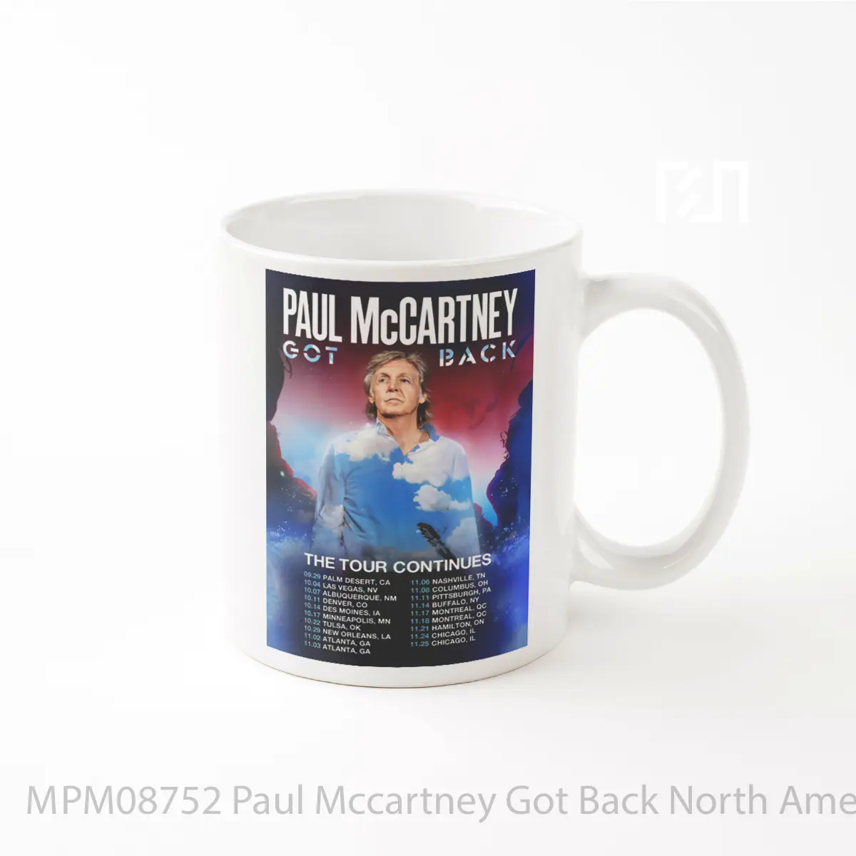 Mug Paul Mccartney Got Back North America Tour 2025 MPM08752