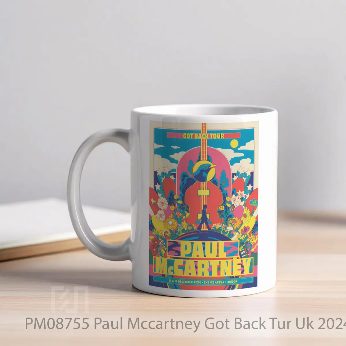 Mug Paul Mccartney Got Back Tur Uk 2024 London O2 Arena MPM08755 - All-side / Desain