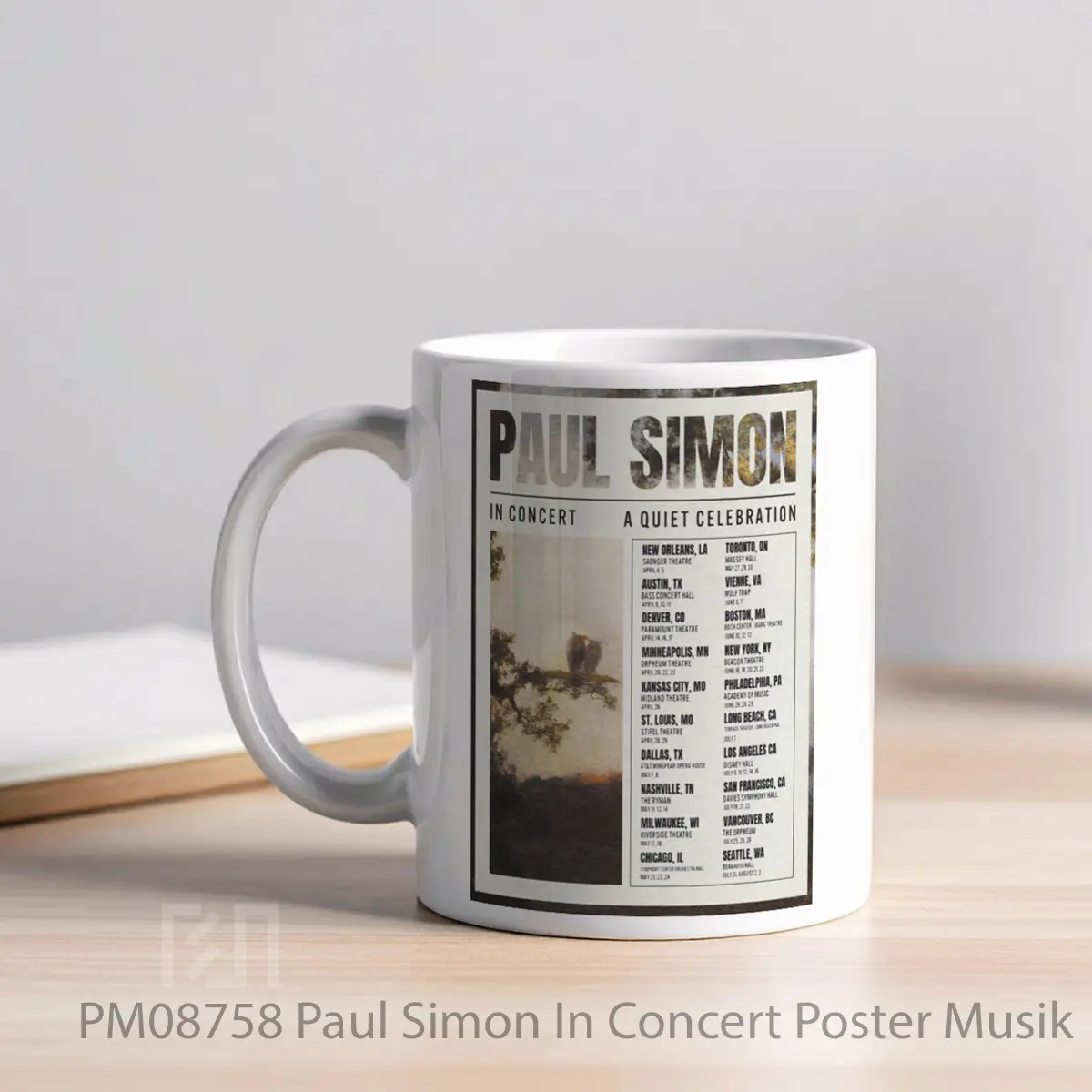 Mug Paul Simon In Concert MPM08758 - All-side / Desain
