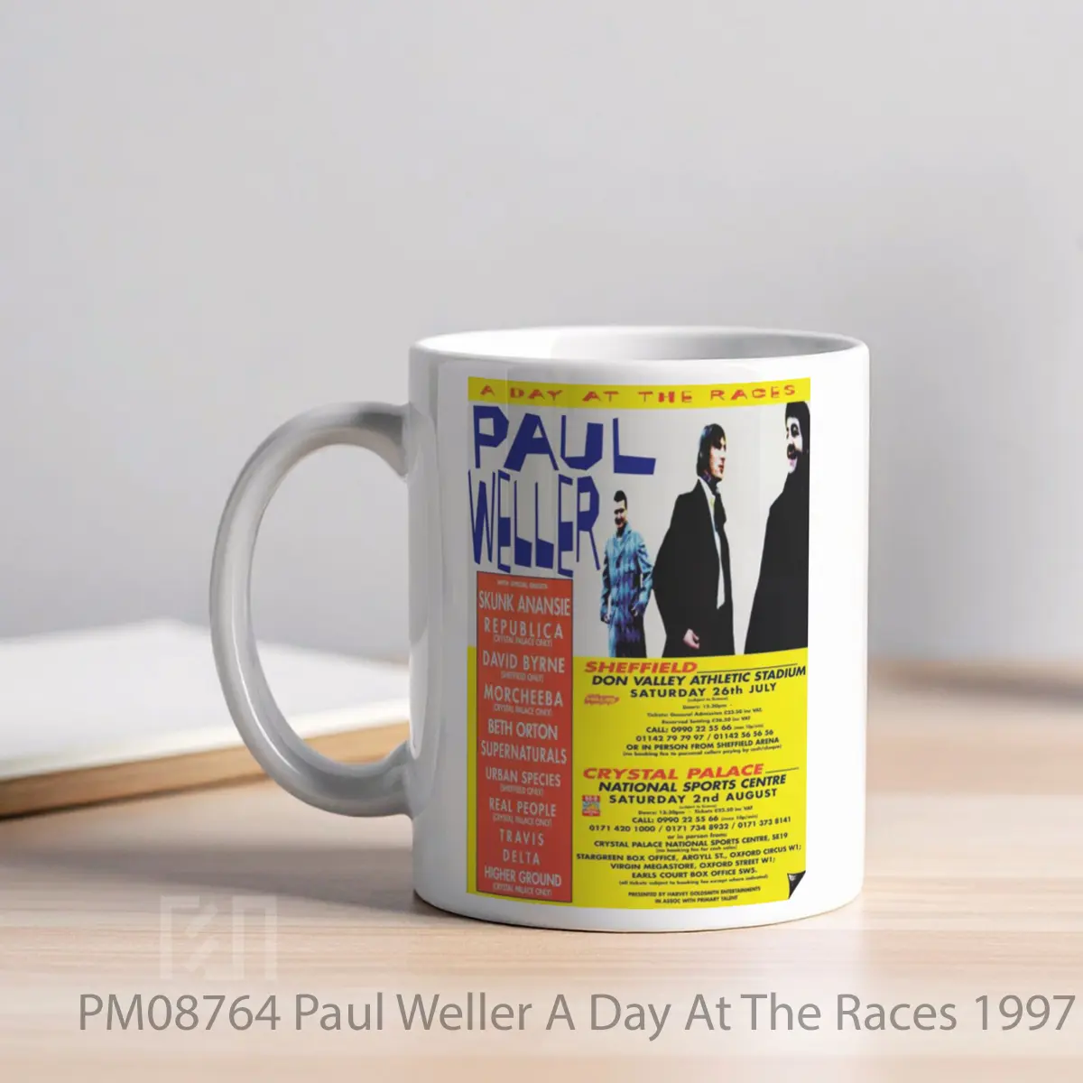 Mug Paul Weller A Day At The Races 1997 Print 1 MPM08764 - All-side / Desain
