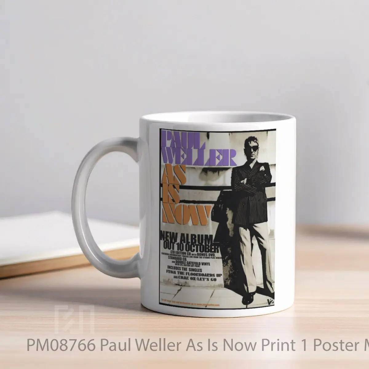 Mug Paul Weller As Is Now Print 1 MPM08766 - All-side / Desain