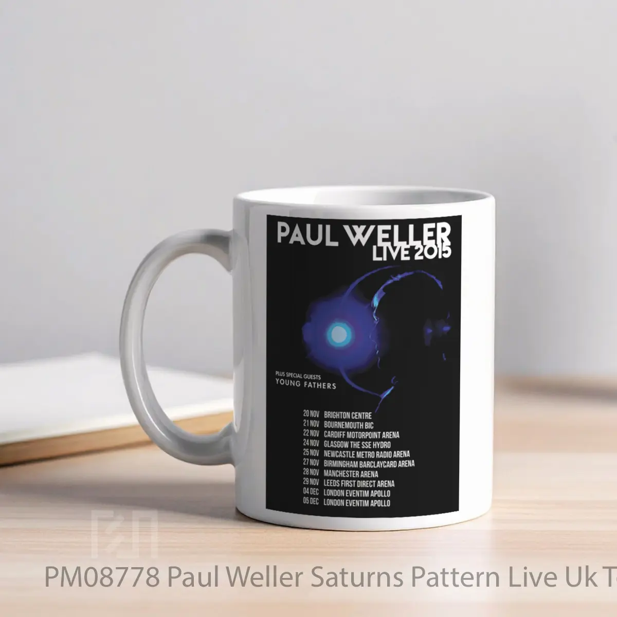 Mug Paul Weller Saturns Pattern Live Uk Tour 2015 MPM08778 - All-side / Desain