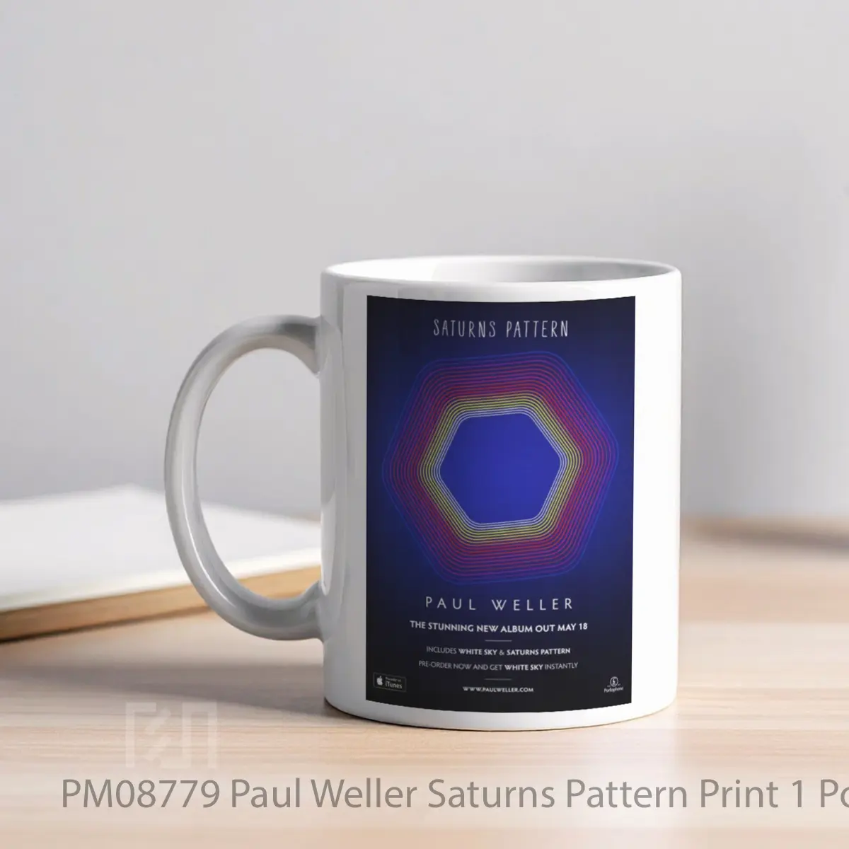 Mug Paul Weller Saturns Pattern Print 1 MPM08779 - All-side / Desain