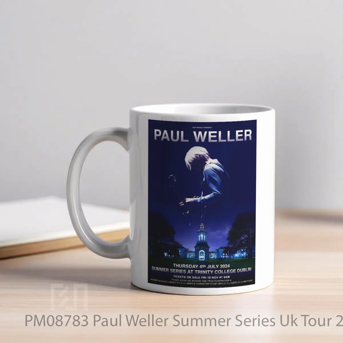 Mug Paul Weller Summer Series Uk Tour 2024 Dublin Trinity College MPM08783 - All-side / Desain