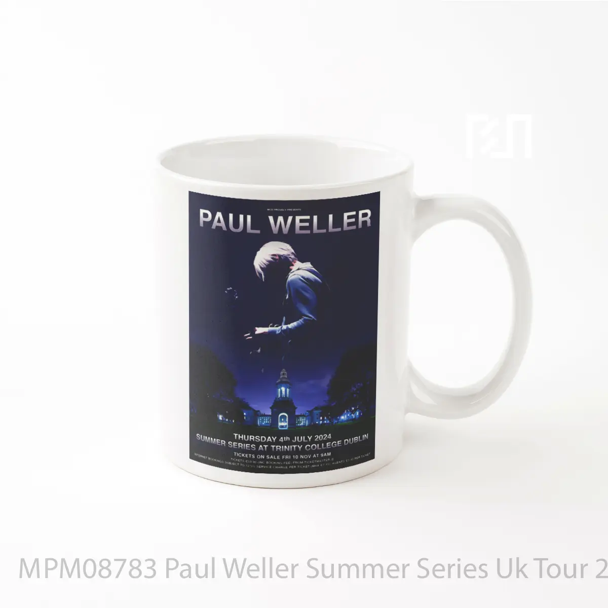 Mug Paul Weller Summer Series Uk Tour 2024 Dublin Trinity College MPM08783