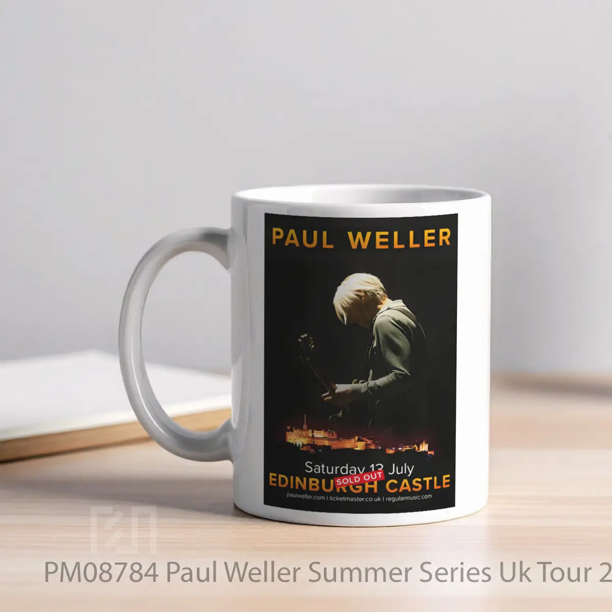 Mug Paul Weller Summer Series Uk Tour 2024 Edinburgh MPM08784 - All-side / Desain