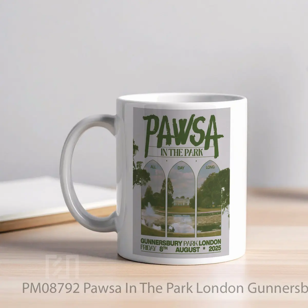 Mug Pawsa In The Park London Gunnersbury Park 2025 MPM08792 - All-side / Desain