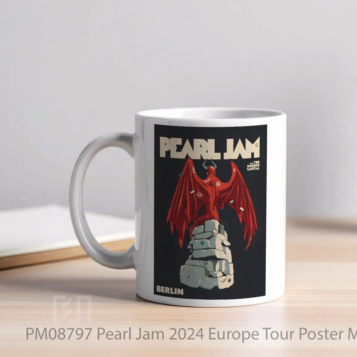 Mug Pearl Jam 2024 Europe Tour MPM08797 - All-side / Desain