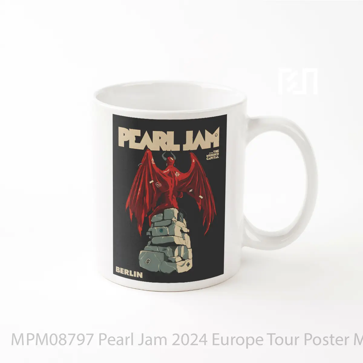 Mug Keramik Premium SNI - Mug Pearl Jam 2024 Europe Tour MPM08797