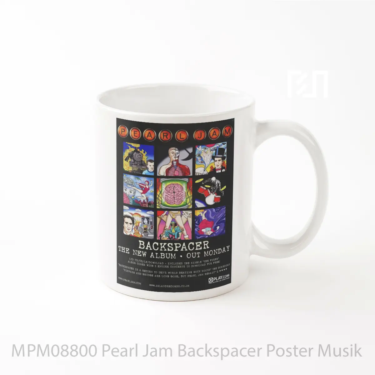 Mug Pearl Jam Backspacer MPM08800