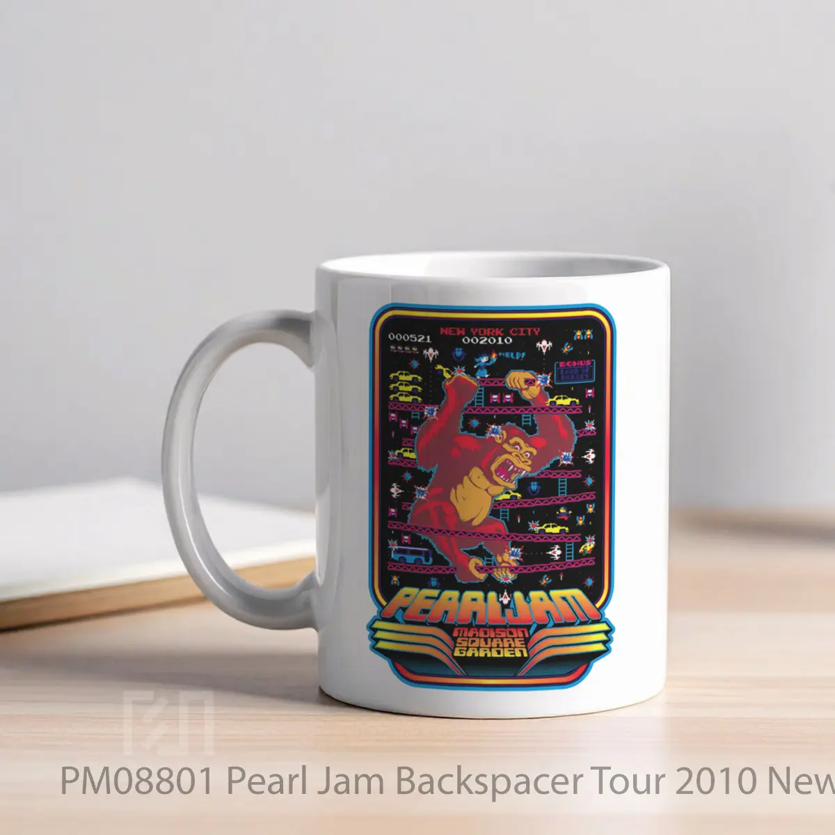 Mug Pearl Jam Backspacer Tour 2010 New York Madison Square Garden MPM08801 - All-side / Desain