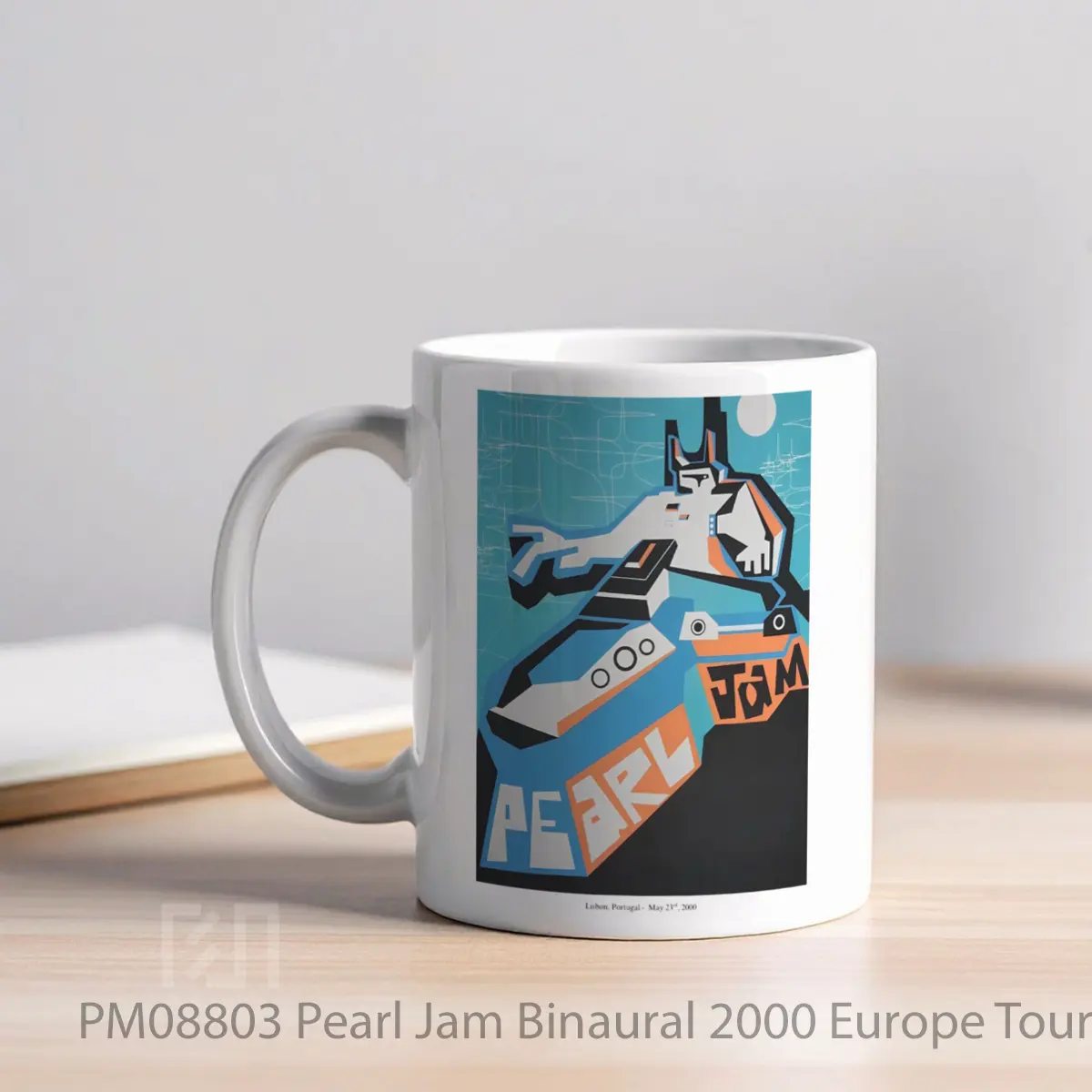 Mug Pearl Jam Binaural 2000 Europe Tour Lisbon MPM08803 - All-side / Desain