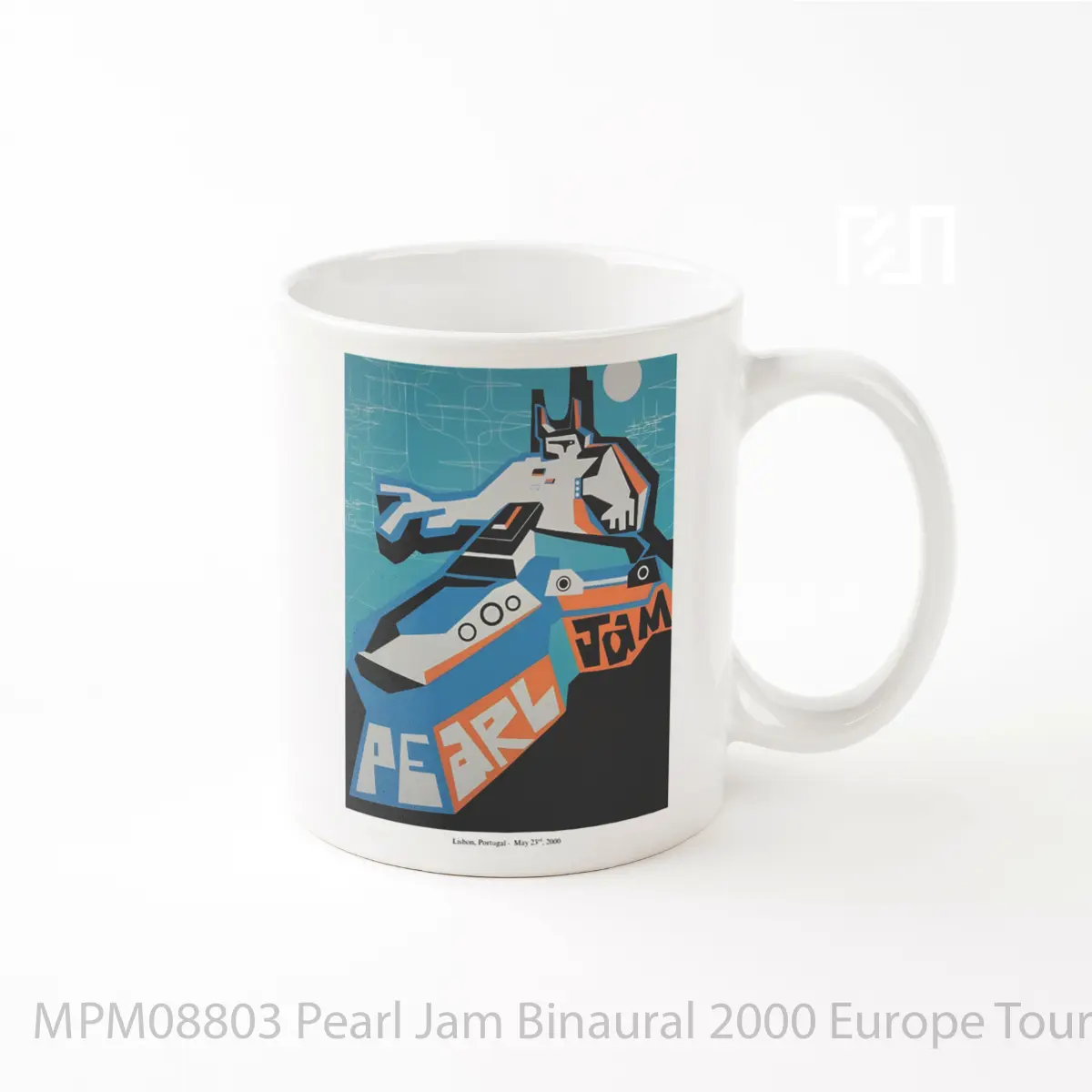 Mug Pearl Jam Binaural 2000 Europe Tour Lisbon MPM08803