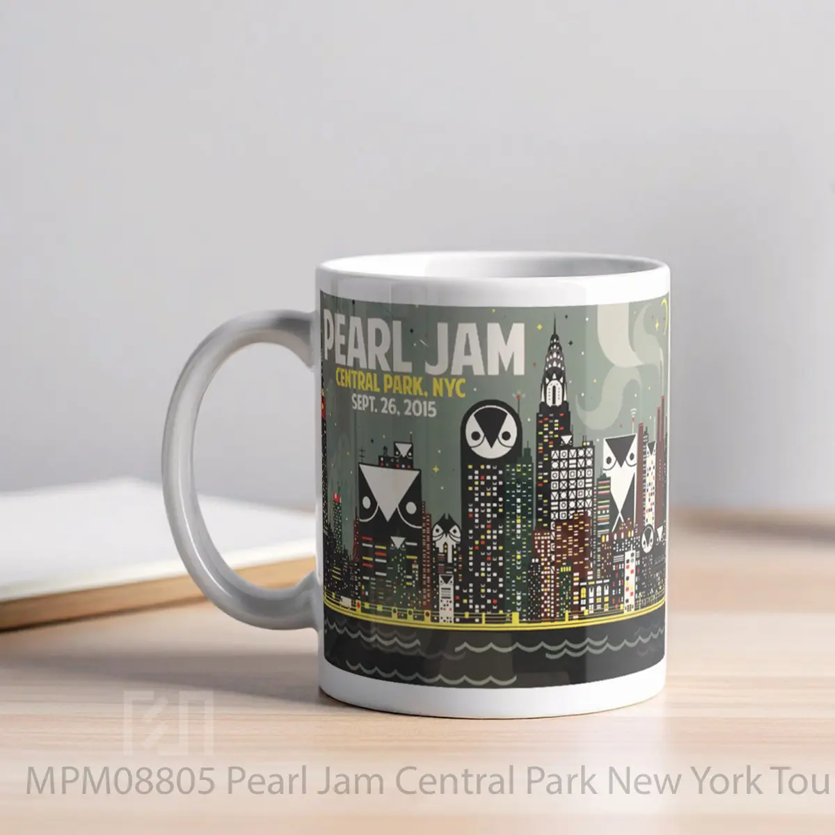 Mug Pearl Jam Central Park New York Tour 2015 MPM08805 - All-side / Desain