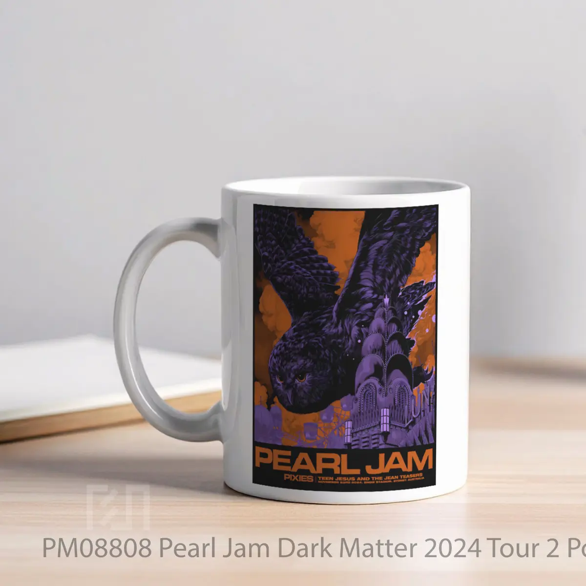 Mug Pearl Jam Dark Matter 2024 Tour 2 MPM08808 - All-side / Desain
